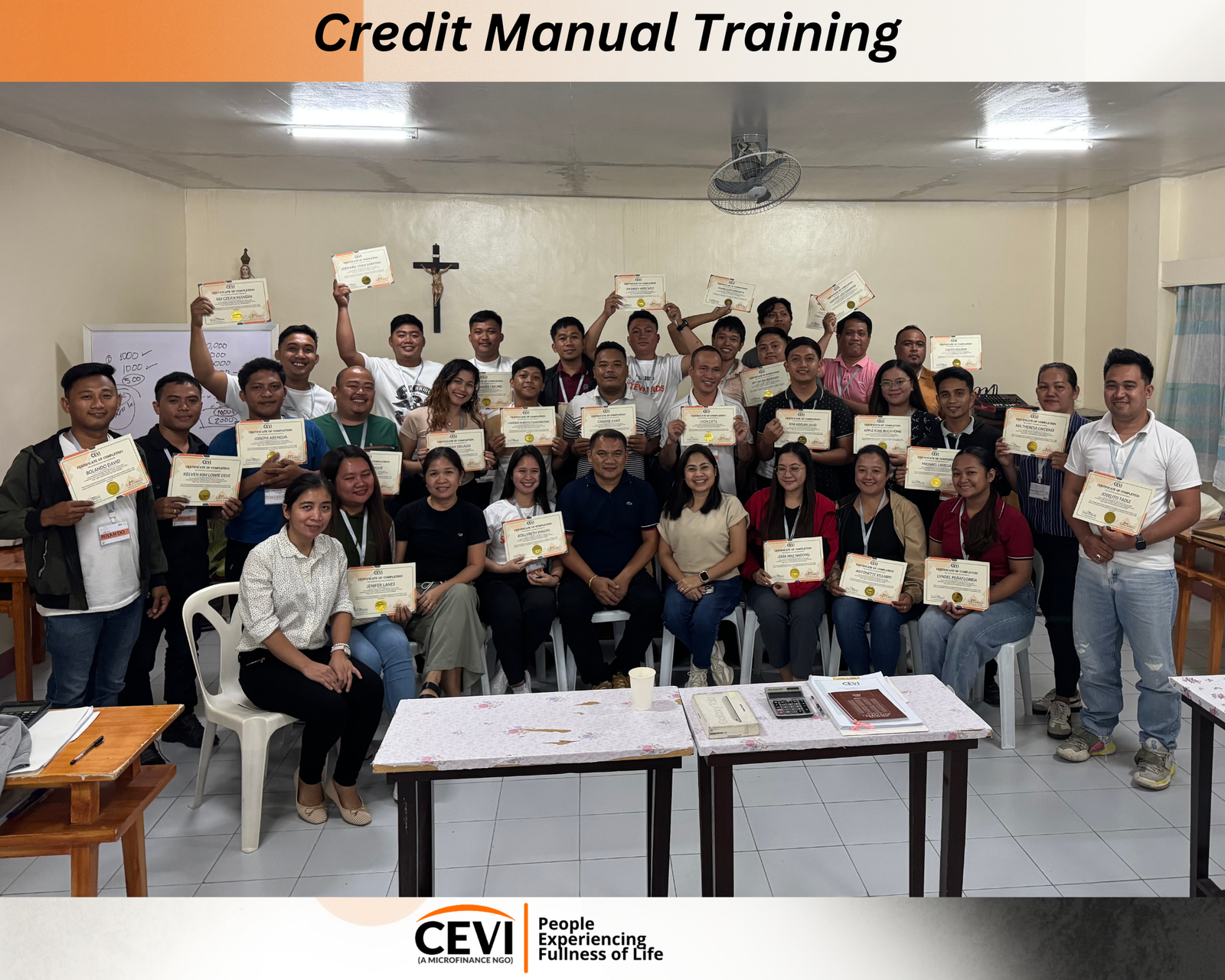 CEVI Conducts 3-Day Credit Manual Training (CMT) with WASH Orientation for New EDOs